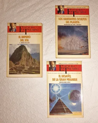 Lote 3 libros Espacio y tiempo, Dr Jiménez del Oso