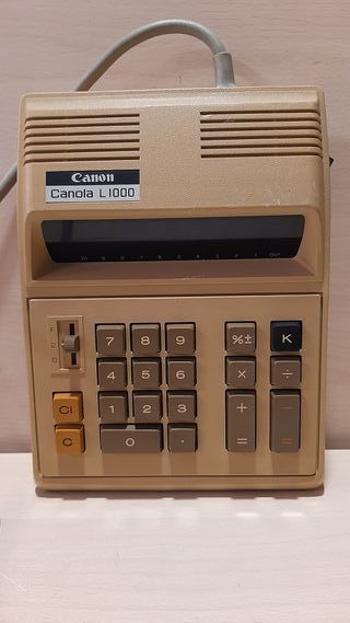 Calculadora Canon Canola L1000 Vintage