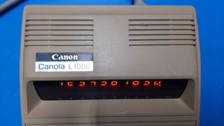 Calculadora Canon Canola L1000 Vintage