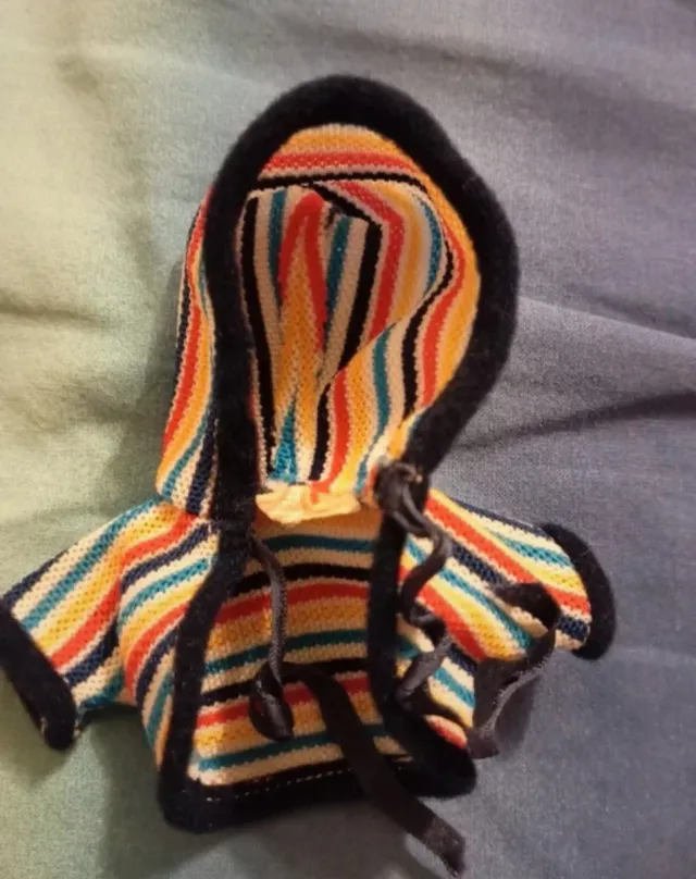 Albornoz barriguita rayas multicolor