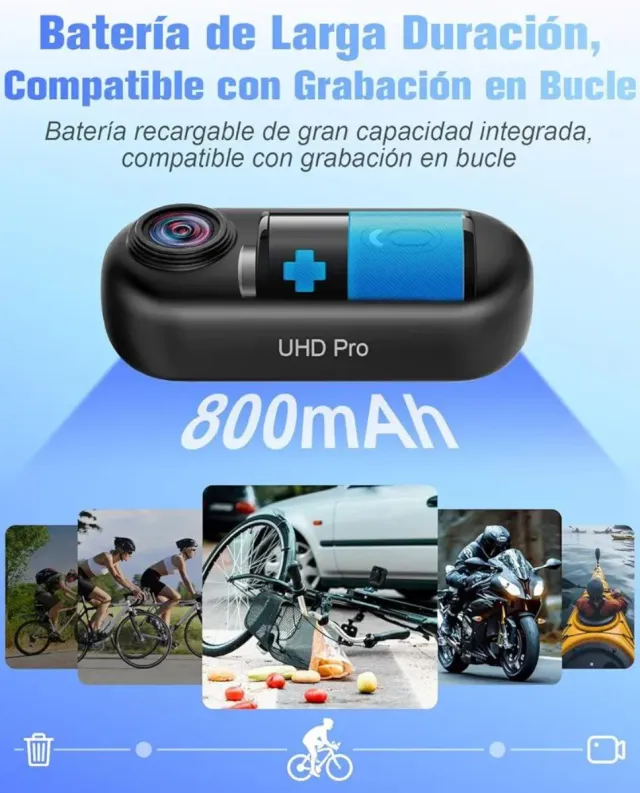 Cámara Deportiva Nisanuki 4K Subacuática