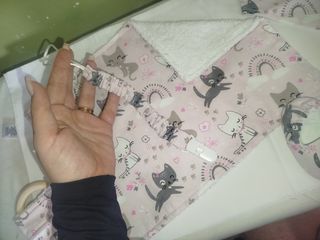 Conjunto bebé gatitos rosa