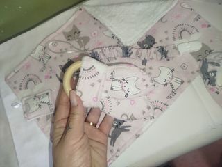 Conjunto bebé gatitos rosa