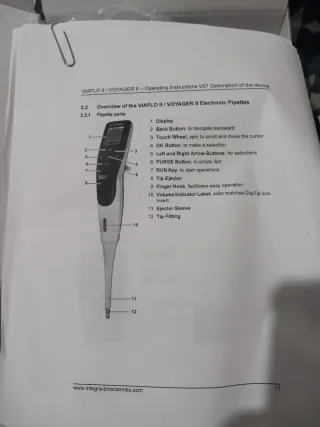 Pipetta Elettronica INTEGRA VIAFLO VOYAGER