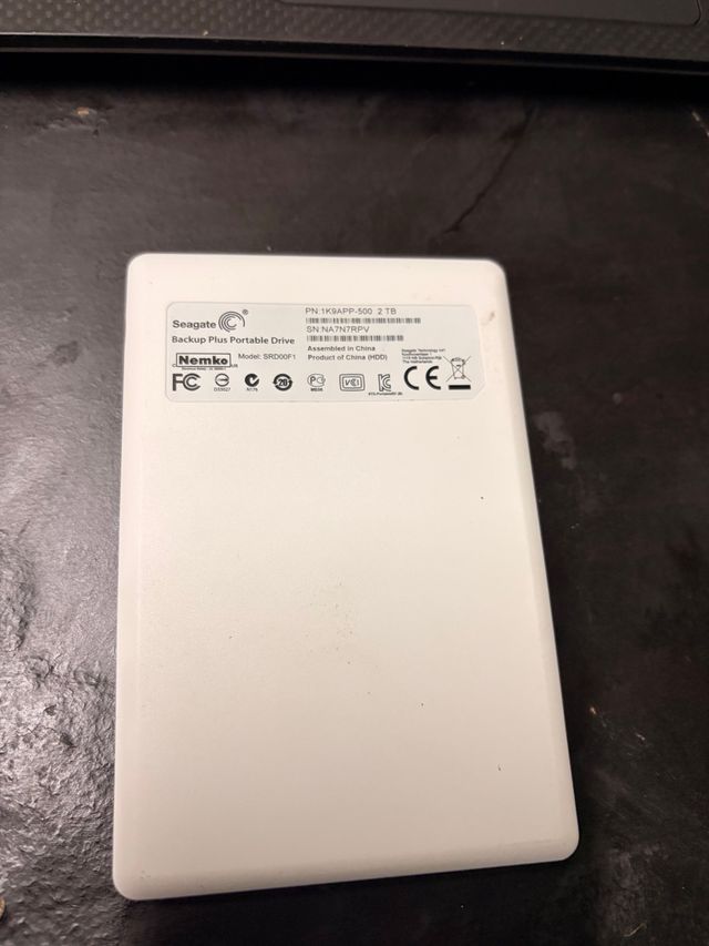 Disco Duro 2TB externo USB portatil Seagate PS5 4