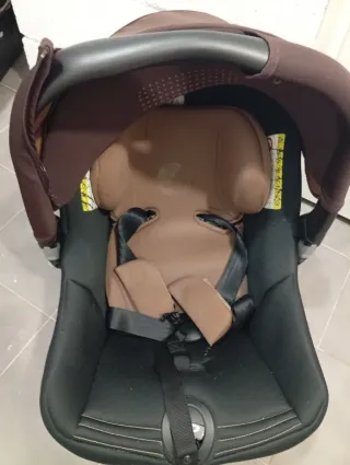 Carrito de bebé marrón jane Rider año 2014, capazo