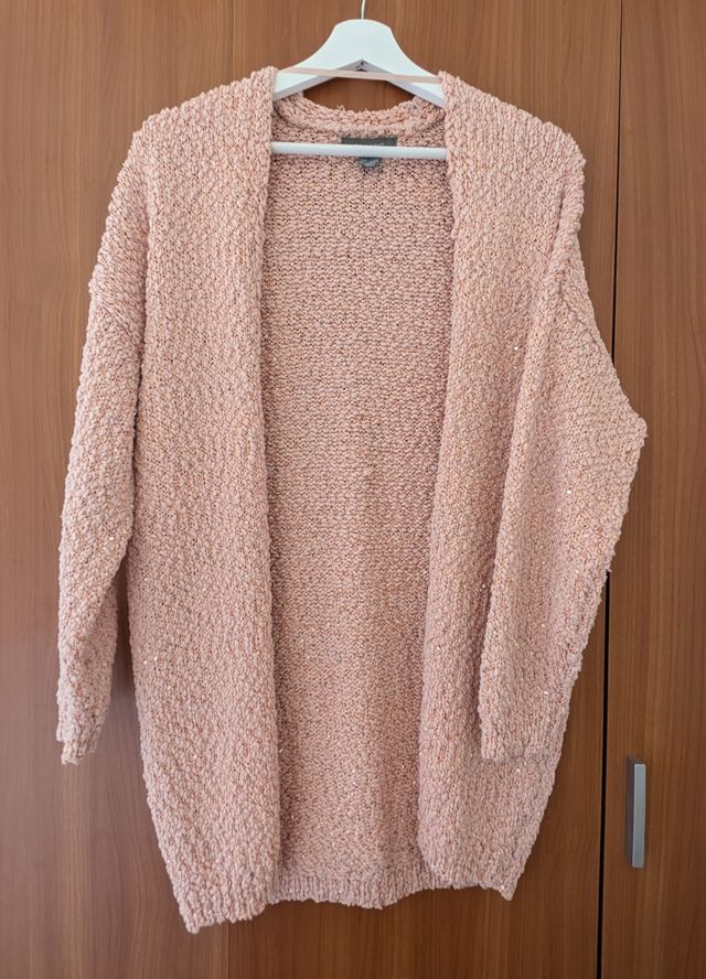 Rebeca lentejuelas rosa y dorado