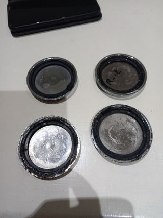 4 Tapabujes Cromados Coche Clásico