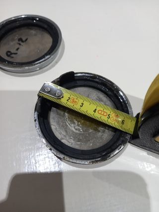 4 Tapabujes Cromados Coche Clásico