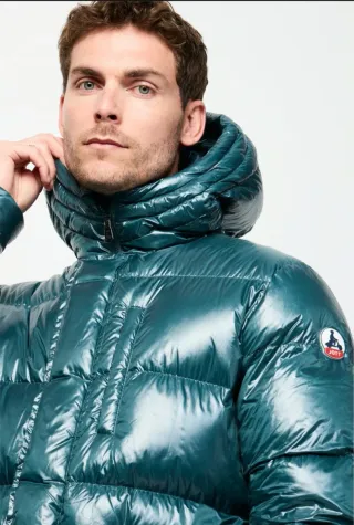 Chaqueta JOTT verde azulado acolchada