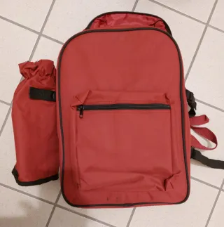 Zaino picnic rosso