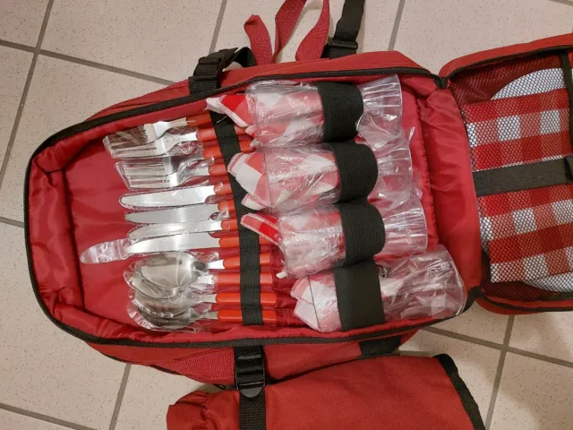 Zaino picnic rosso