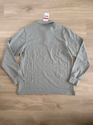 Polo de manga larga Nike (gris)
