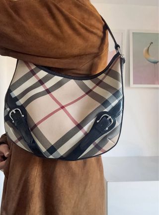 Borsa Burberry Check Hobo
