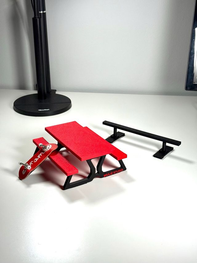 Mesa Picnic Fingerboard + Barandilla