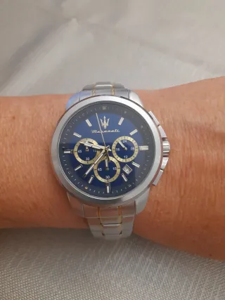 Reloj Maserati Cronógrafo Acero Dorado