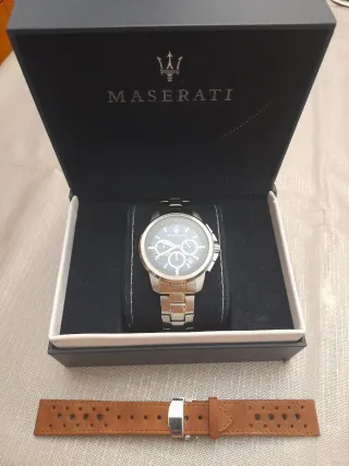 Reloj Maserati Cronógrafo Acero Dorado