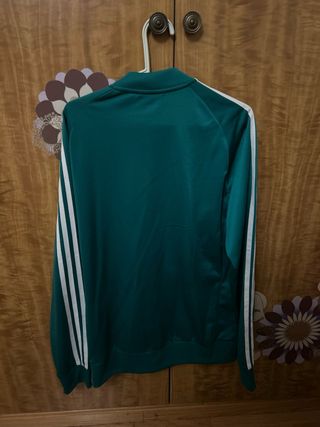 Sudadera Adidas verde mujer sin cuello