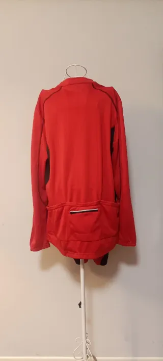 Completo ciclismo uomo rosso e nero