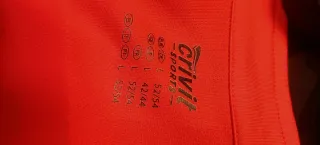 Completo ciclismo uomo rosso e nero