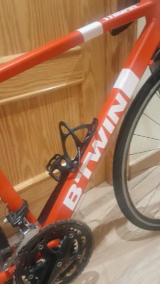 Bicicleta de carretera B'TWIN Roja talla S