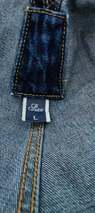 Salopette jeans donna taglia L