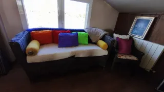 Conjunto de Mimbre (Sofá, Sillones, Mesa) - ¡Siemp