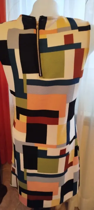 Vestido Verano Talla Única Geométrico
