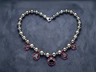 Exclusivo Collar de Perlas de Tahití Degradado