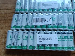 96 Pilas de Litio 3.6V 2.6A SAFT