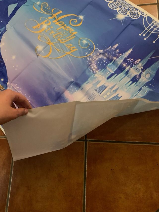 Cartel Cumpleaños Princesa Cenicienta