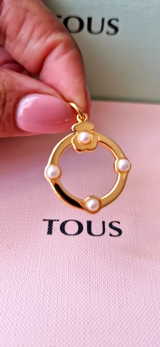 Colgante Tous Oro y Perlas