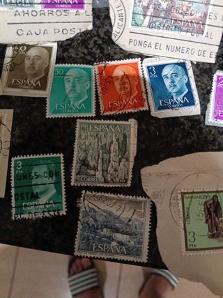 Lote de sellos postales