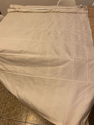 Estor enrollable tela beige