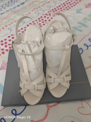 Lola Cruz Zapatos Talla 40 Blancos
