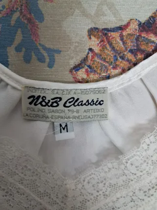 Camisón N&B Classic Blanco Talla M