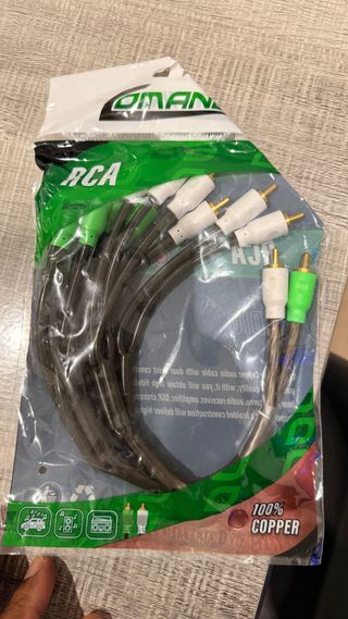 Cable RCA Audio OMANDO 100% Cobre varias unidades