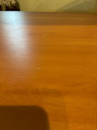 Scrivania computer legno e metallo