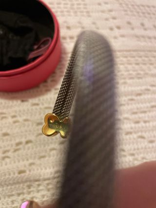 Pulsera Tous Oso Oro y Plata