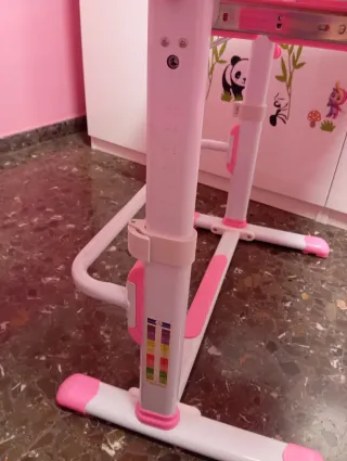 Escritorio y Silla Infantil Rosa