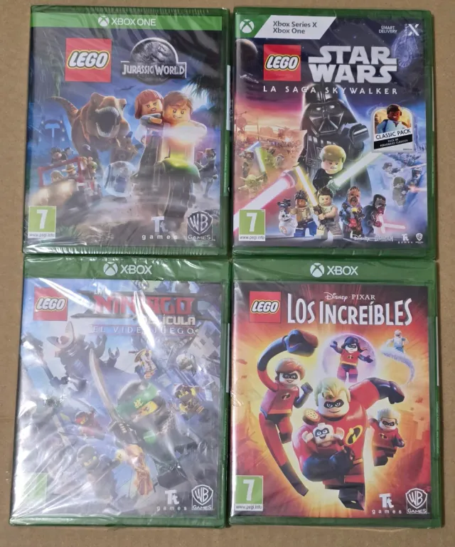 Lote 4 Videojuegos LEGO Xbox One/Series X
