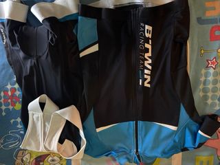 Maillot y culotte Btwin niño T10