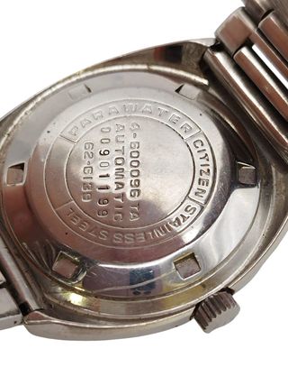 RELOJ AUTOMATICO CITIZEN 21 JEWELS PLATEADO REF: 62-6139