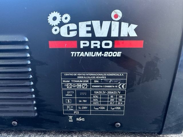 Soldadora Cevik Pro Titanium 200E