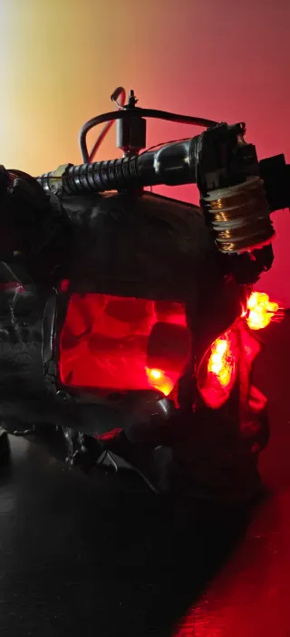 Calavera Diseño Steampunk Electrónica