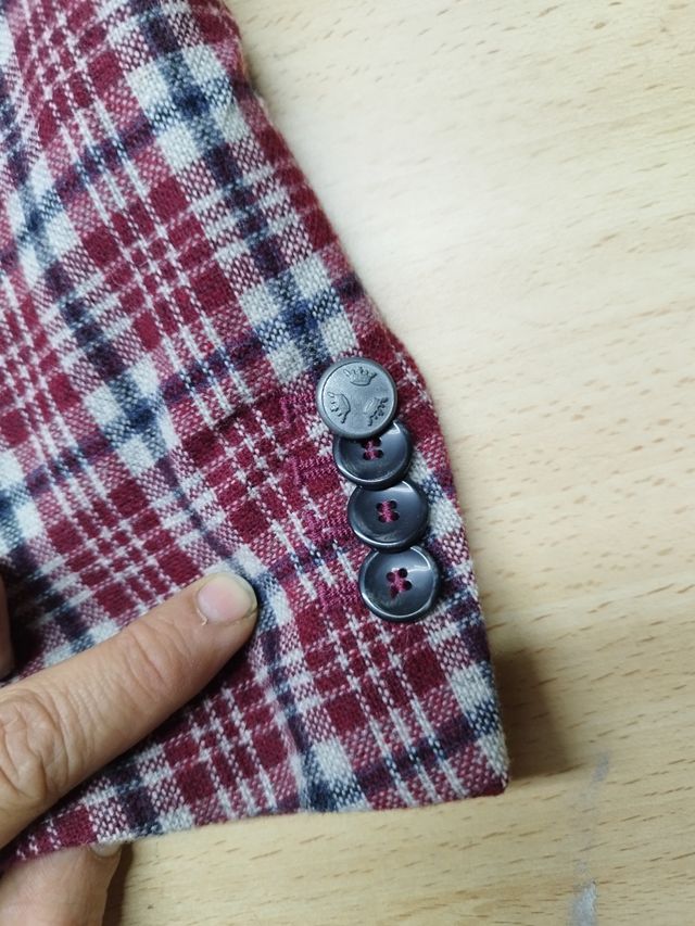 Blazer Jack Jones cuadros hombre talla 50