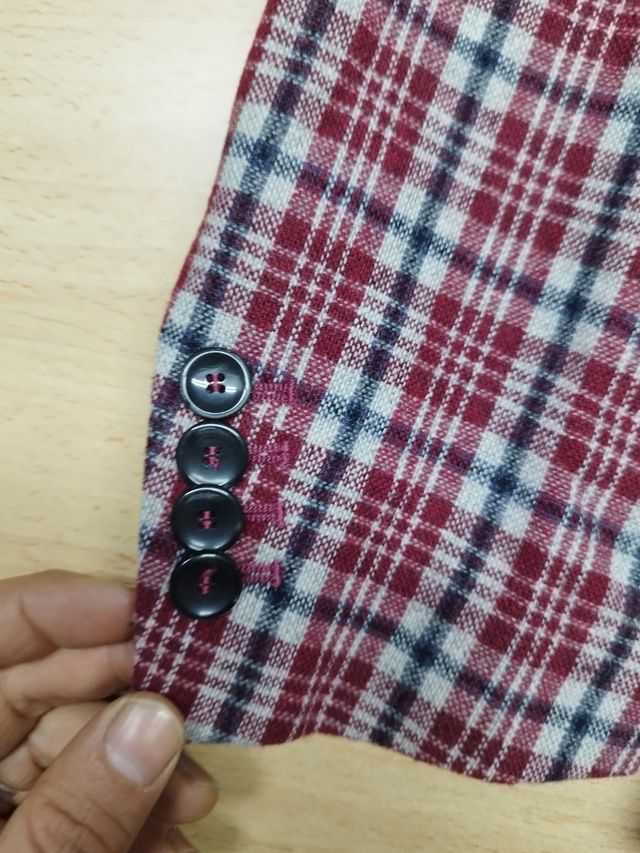 Blazer Jack Jones cuadros hombre talla 50