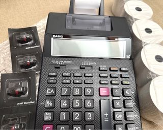 URGE- Calculadora Impresora HR-150RCE + apliques 