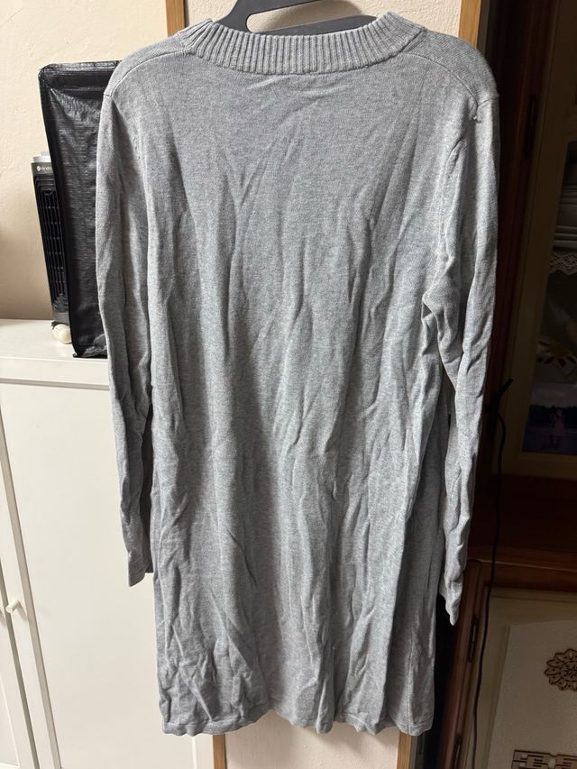 Vestido gris Esmara manga larga