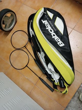 Bolsa y raquetas de bádminton Babolat